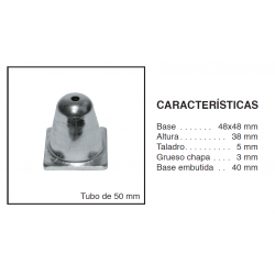 Cazoleta cónica interior...
