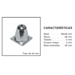 Cazoleta cónica interior...