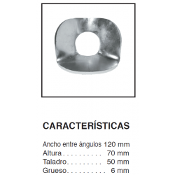 Apilación (oreja) embutida...